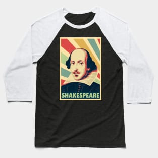 William Shakespeare Vintage Colors Baseball T-Shirt